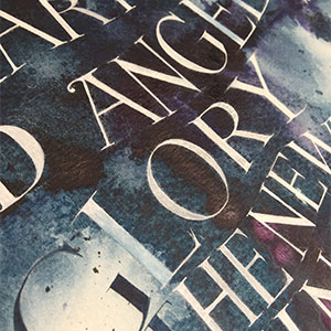 Hark The Herald- calligraphy detail